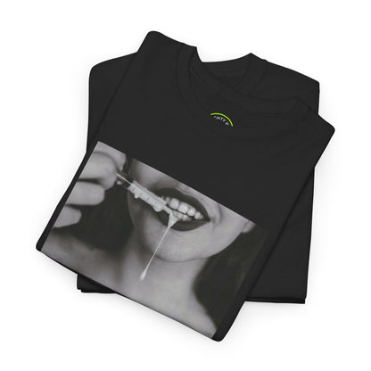 Erotic T-Shirt with a Beautiful Woman's Full Lips