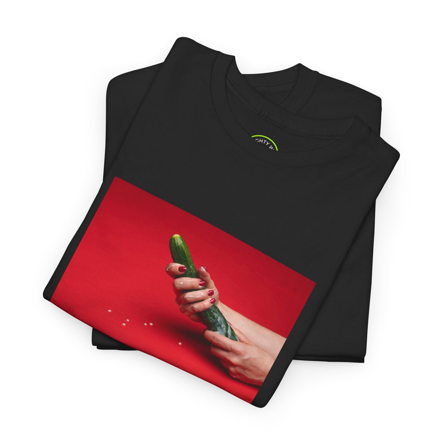 Sensual Cucumber T-Shirt: A Unique and Eye-Catching Addition to Your Wardrobe