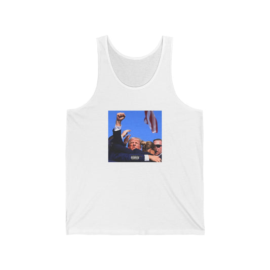 Unisex Tank Top - Trump MAGA Parental Advisory Support Design