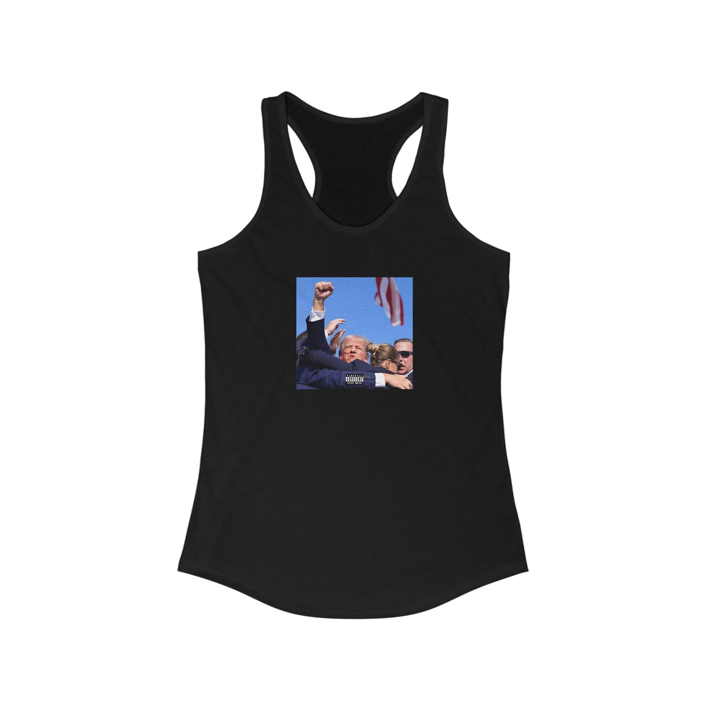 Tank Top Women's Trump MAGA Fight Fight Fight Racerback