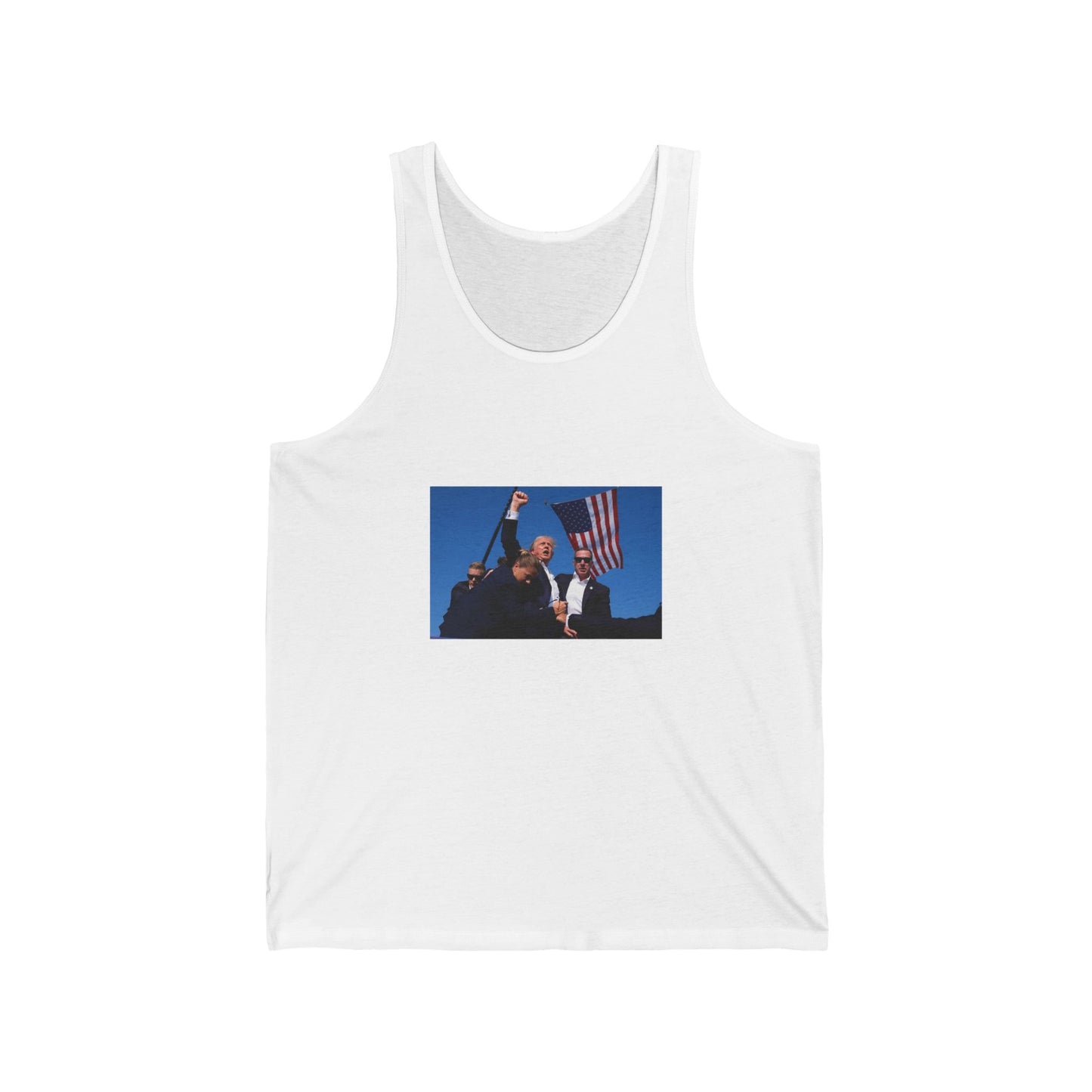 Trump Supporter Tank Top - Fight Fist Design