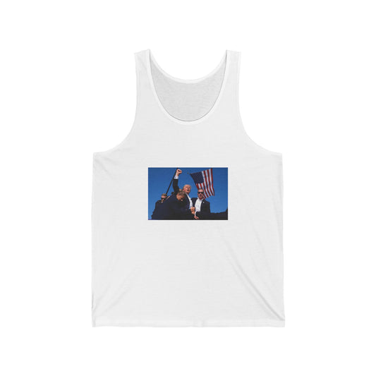 Trump Supporter Tank Top - Fight Fist Design