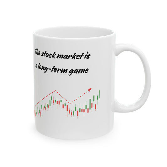 The stock market is a long-term game Mug