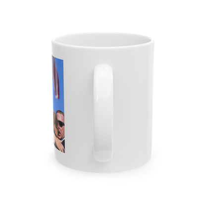 Mug - Trump MAGA Fight with Parental Advisory - Patriotic Coffee Cup Gift