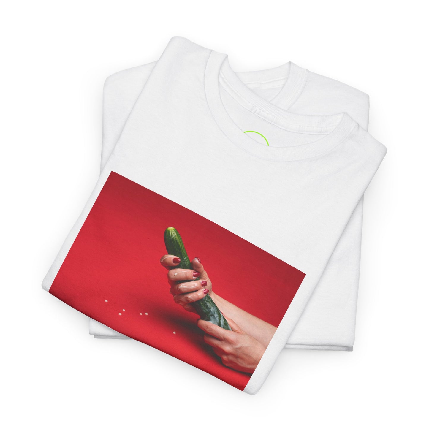 Sensual Cucumber T-Shirt: A Unique and Eye-Catching Addition to Your Wardrobe