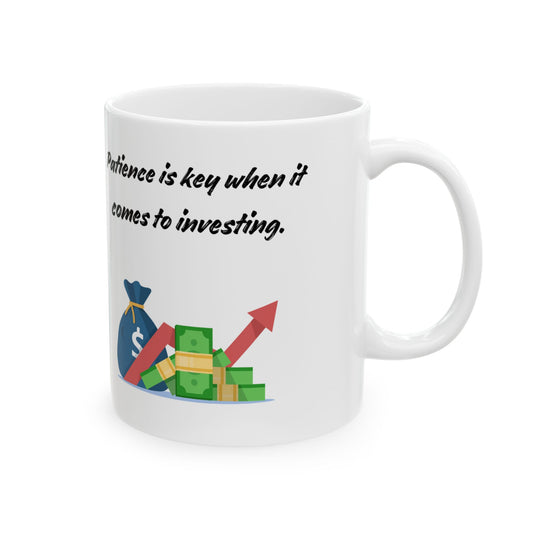 Patience is key when it comes to investing Investor Mug