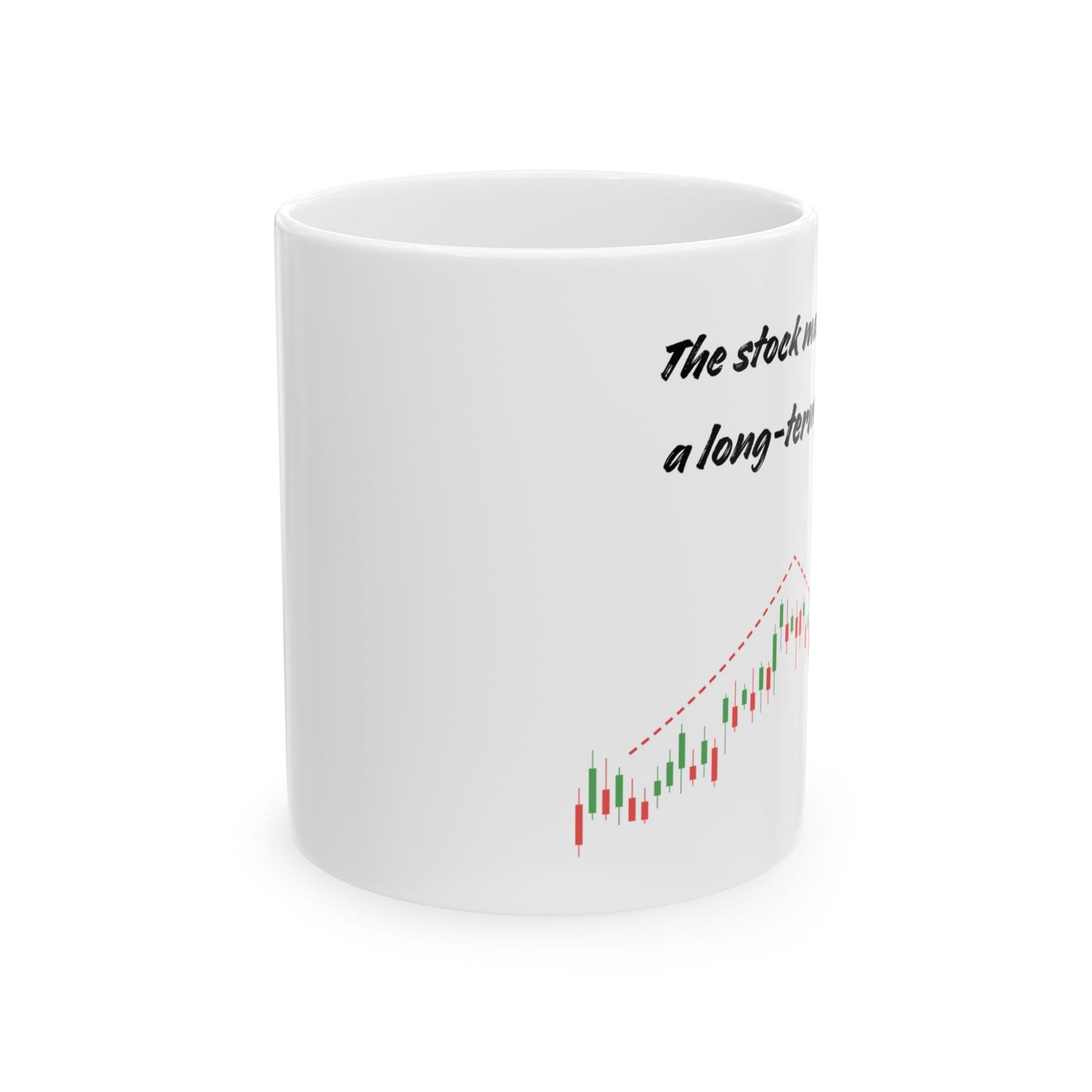 The stock market is a long-term game Mug